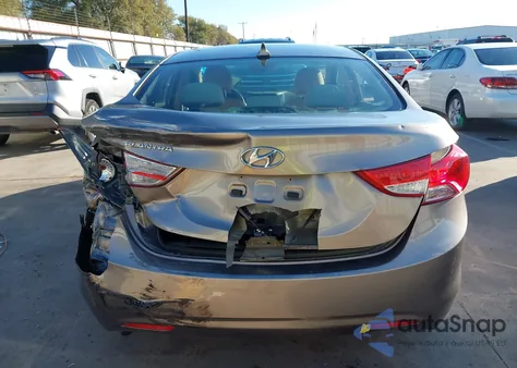 2011 Hyundai Elantra Gls from USA, damaged, VIN 5NPDH4AE7BH049990